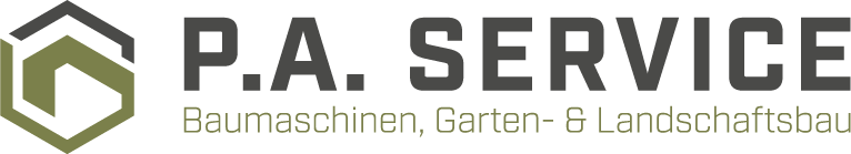 PA Service Logo in grau und grün